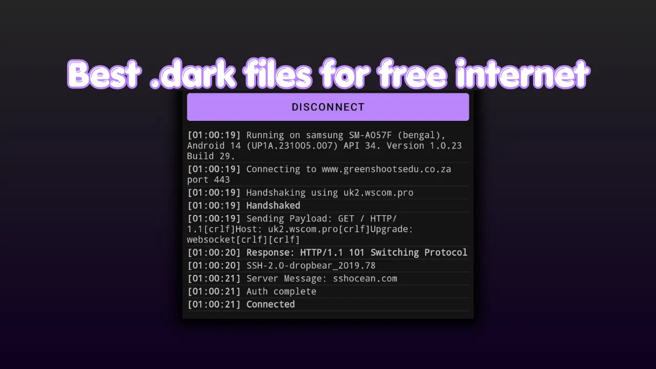 Best Dark Tunnel Config Files (.dark) – Updated Daily (Free Internet 2026)