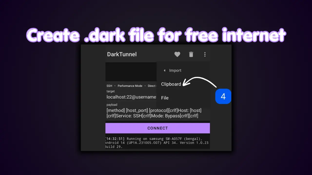 How to Create Dark Tunnel Config Files (.dark) – Working Method 2026