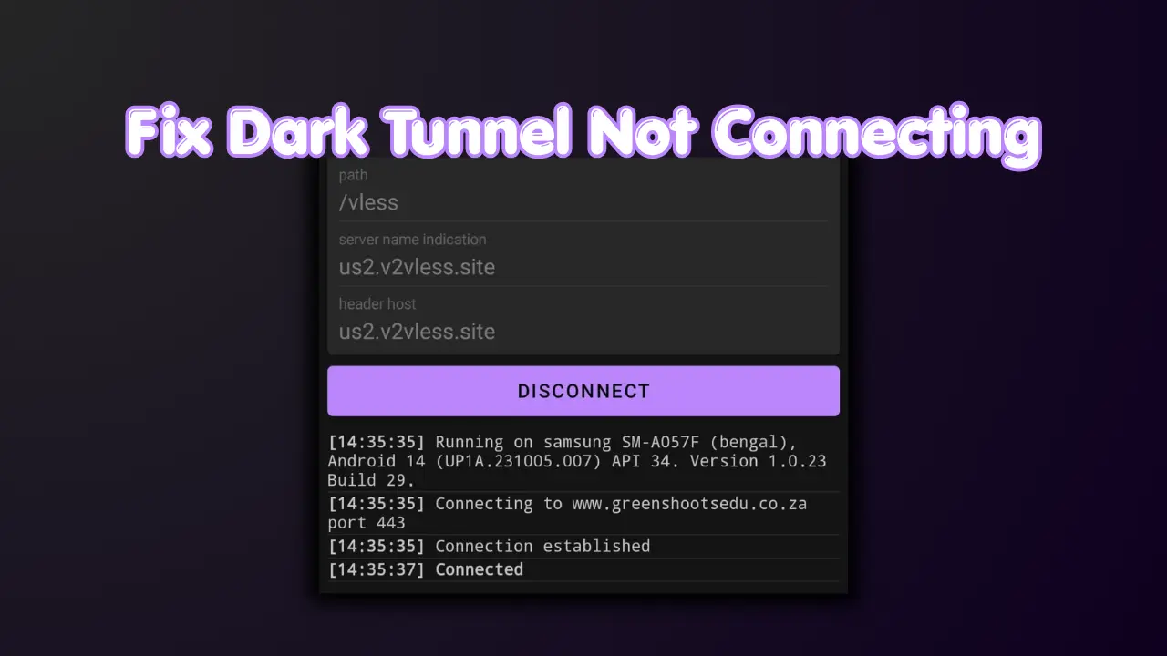 How to Fix Dark Tunnel Not Connecting (Fast Fix Guide 2026)