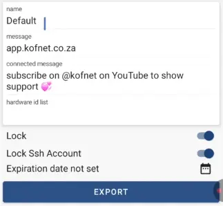Export Dark Tunnel file