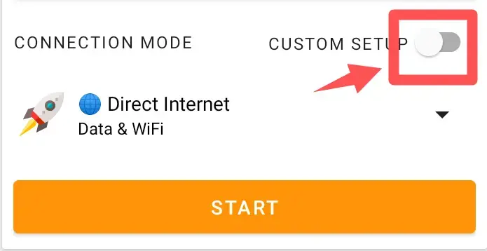 Enable Custom Setup