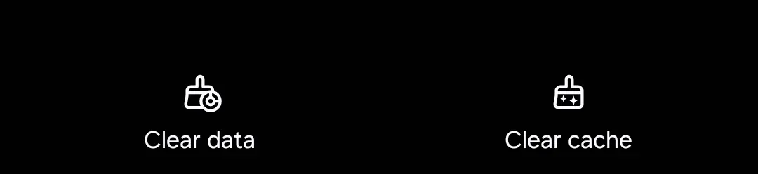 Clear App Cache Settings