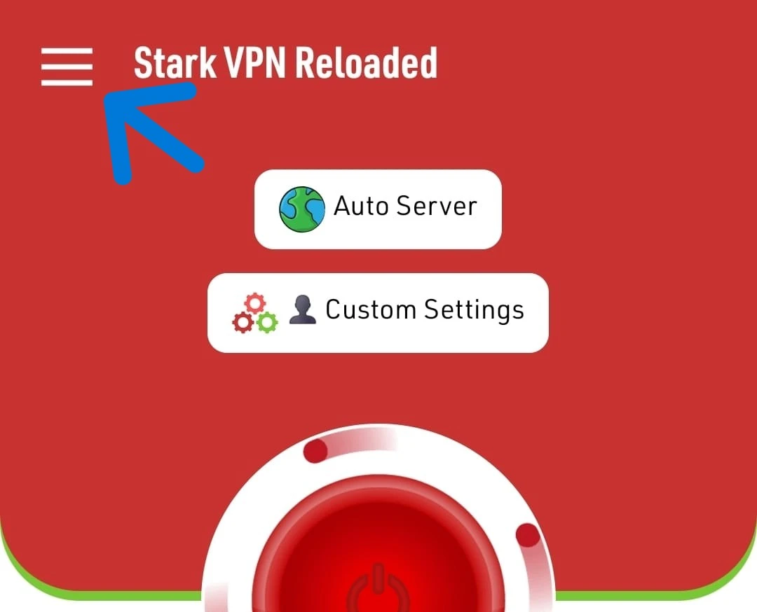 Stark VPN Menu